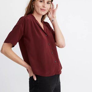 Madewell Silk Camp Shirt